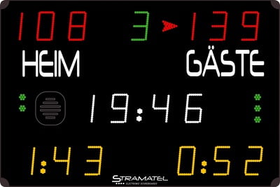 Stramatel "452 MB 7000" scoreboard Stramatel "452 MB 7000" scoreboard
