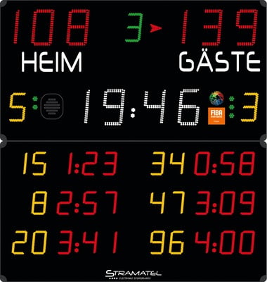 Stramatel "452 MB 3004" Scoreboard