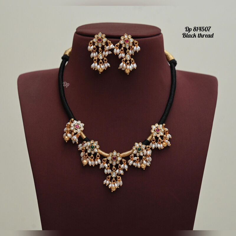 V463: Beautiful Black Beads Set