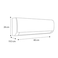MINISPLIT COMFEE 1 TONELADA 220 VOLTS SOLO FRÍO