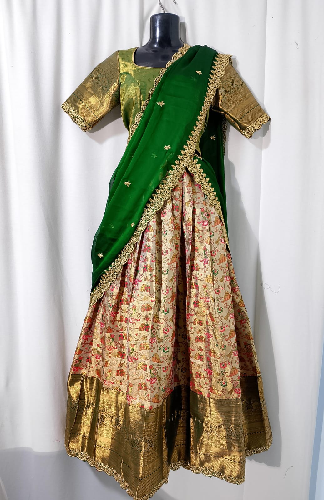 C217: Ready To Ship Beautiful Soft Silk Lehenga Set