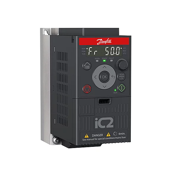 132L6107  Frequency converter air cooled Single-phase, 0.75 kW/1 HP, IP20/Open type, C4 category