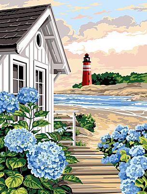 Ortensie e Faro