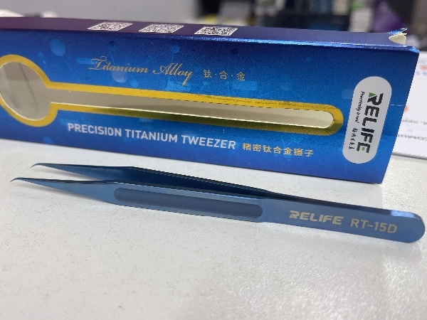 Pinza Curva de Precisión RT-15D - Máxima Exactitud para Microsoldadura