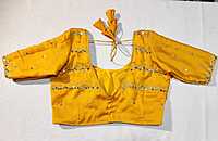 J383: Ready To Ship Beautiful Pure Georgette Saree With All Over Floral Work With Stitched Blouse J383: Ready To Ship Beautiful Pure Georgette Saree With All Over Floral Work With Stitched Blouse