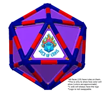 Full Dice - Cornhole (Lawn and Beach Edition)-Blue-Red-Purple