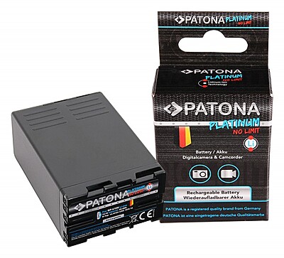 PATONA Platinum Battery BP-U100 for Sony PMW-EX1 EX3 F3 F3K F3L FX5 FX7 FX9 PMW-150 with 2x D-TAP