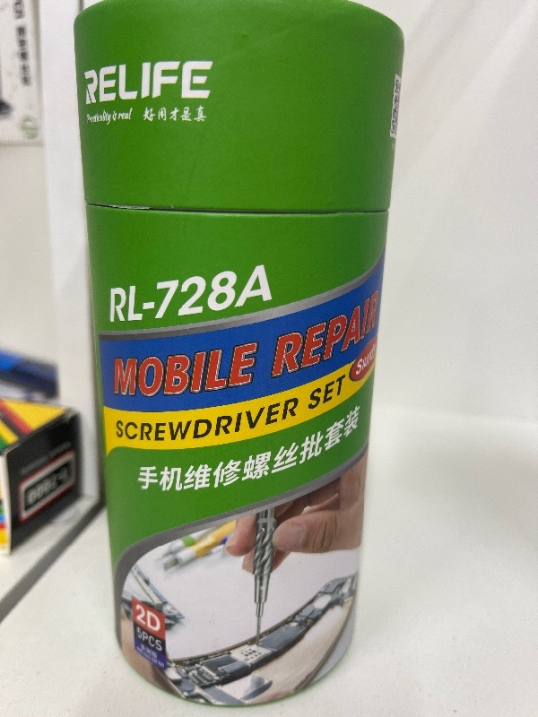 Juego de Desarmadores RL-728A - Precisión y Durabilidad para Reparaciones Electrónicas
