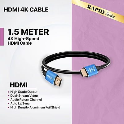 Zebion HDMI Cable 1.5 M Rapid Zebion HDMI Cable 1.5 M Rapid