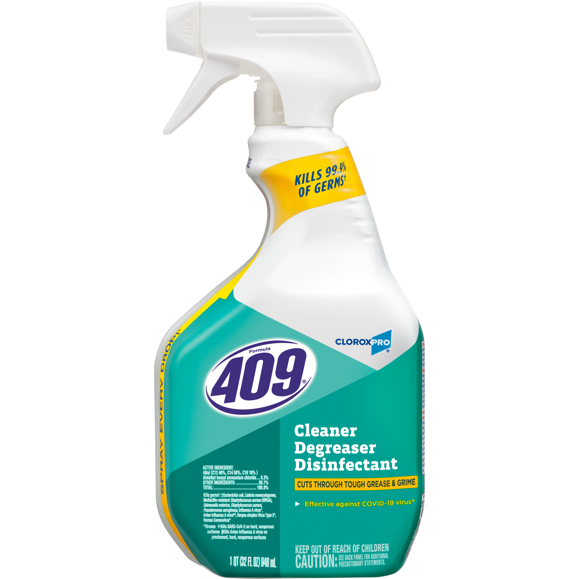 Clorox Formula 409 Cleaner / Degreaser 32 oz. Spray Disinfectant 12 / cs