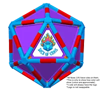 Full Dice - Cornhole (Lawn and Beach Edition)-Teal-Red-Purple