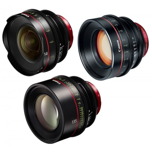 Canon CINE EF PRIMES BUNDLE CN-E 14/85/135 (M)