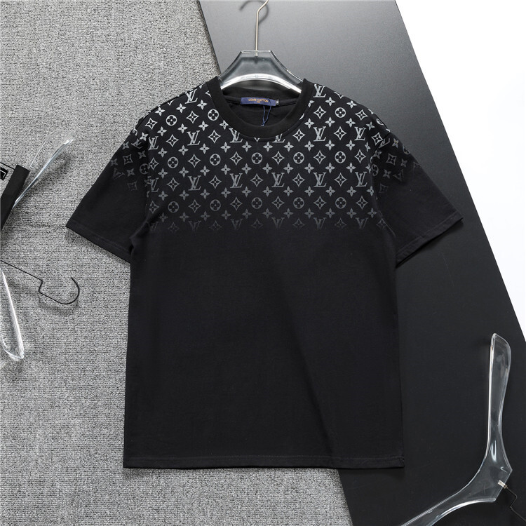 Playera Louis Vuitton Monograma Superior Tonos Oscuros