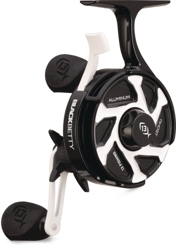 13 Fishing FreeFall Ghost Aluminum Ice Reel 13 Fishing FreeFall Ghost Aluminum Ice Reel