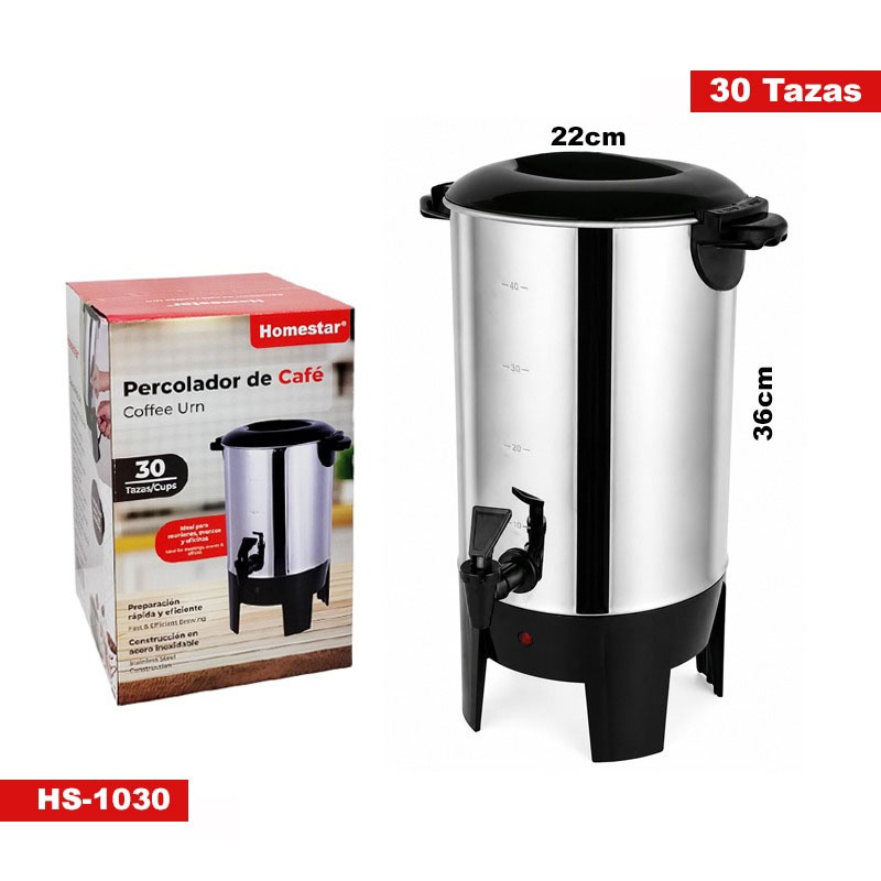 Cafetera percoladora 30 tazas - HS-1030
