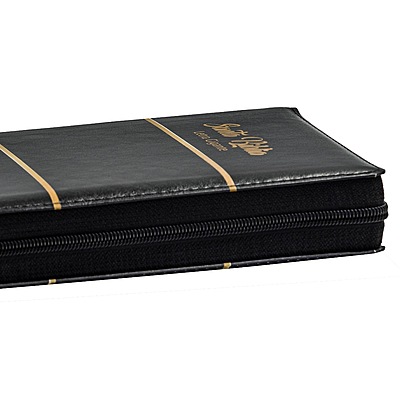 Santa Biblia Manual Letra Gigante Imitación Piel, Negra 14 puntos