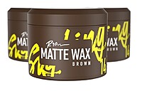 Roqvel Matte Wax Brown 14 with matte hold and fresh apple scent Roqvel Matte Wax Brown 14 with matte hold and fresh apple scent