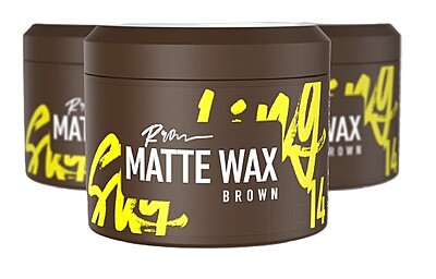 Roqvel Matte Wax Brown 14 with matte hold and fresh apple scent