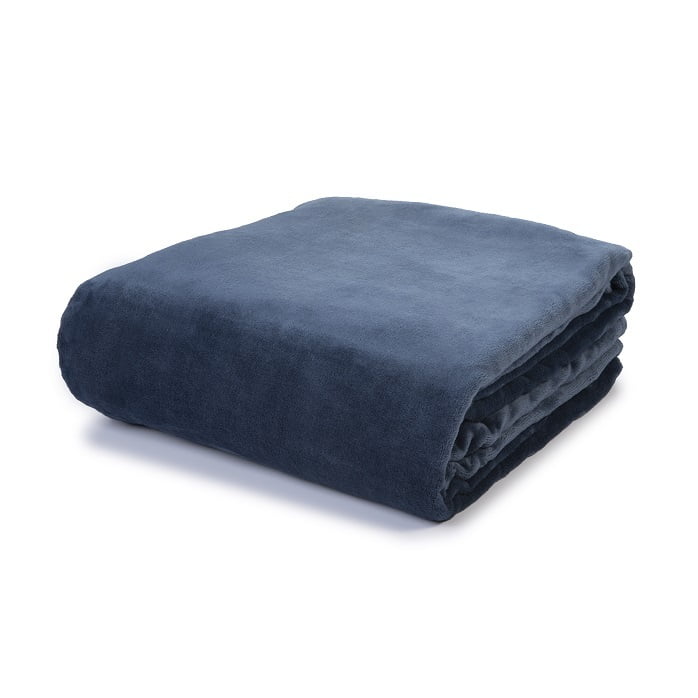 Soft Blanket Blue Queen 90"x90"