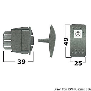 (ON)-OFF switch 12 V