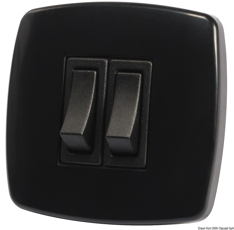 Contemporary switch N. 2 black