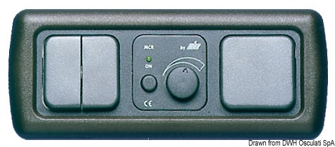 Electronic dimmer 40 W dark grey