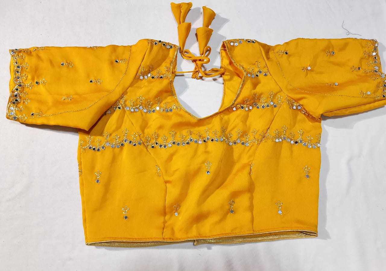 J547: Ready To Ship Beautiful Desginer Saree With Stitched Blouse