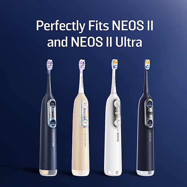 Soocas NEOS II Ultra Soft Toothbrush Head White CV 2 Packs