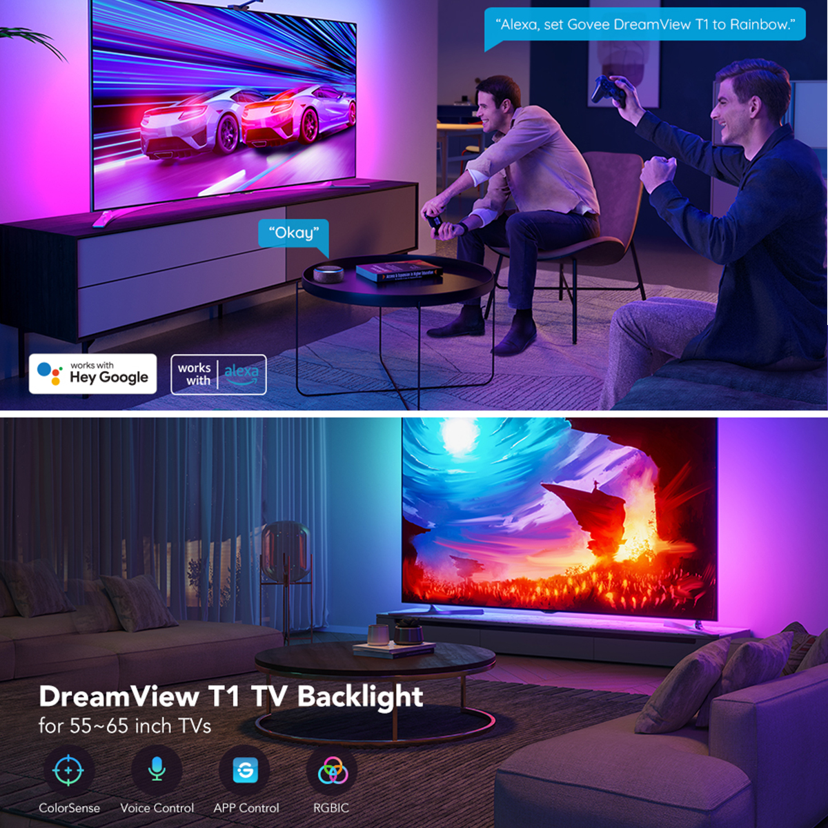 Govee DreamView T1 TV Backlight (55~65 inch)