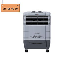 Space-saving 20 litre grey air cooler for personal comfort. Space-saving 20 litre grey air cooler for personal comfort.