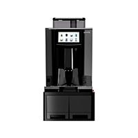 Front view of the Atlantis Brew Fully Automatic Coffee Machine, showing its touch-screen display. Front view of the Atlantis Brew Fully Automatic Coffee Machine, showing its touch-screen display.