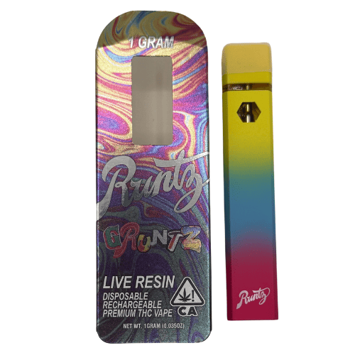 Runtz live resin vape Gruntz