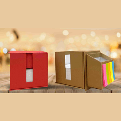 Utility Box with Sticky Notes