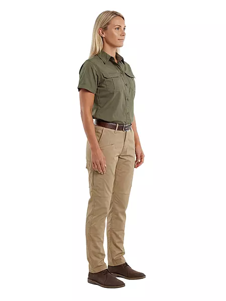 Ladies Bush Shirt Short Sleeve
