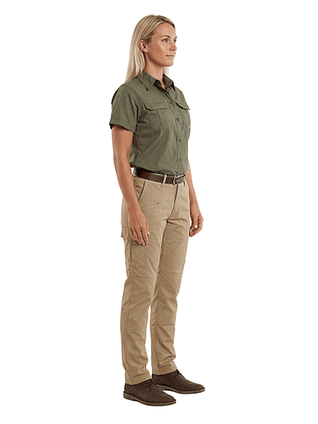 Ladies Bush Shirt Short Sleeve