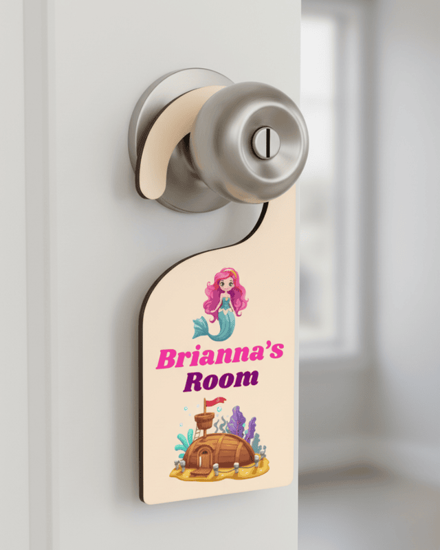 Personalized Bedroom Door Hanger