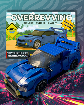 Subaru WRX STI - Generic Plastic Brick Assembly Puzzle Kit