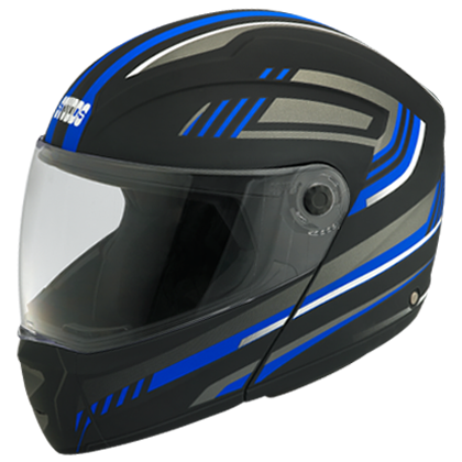 STUDDS NINJA ELITE SUPER D1 MATT BLACK N1 BLUE C/V L