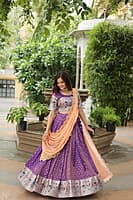 P66: Beautiful Paithani Silk Lehenga Sets