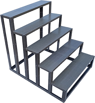 5 Steps Golu Stand Made of Fibre Reinforced Plastic for Navarathri Kolu Padi Grey Color 5 Steps Golu Stand Made of Fibre Reinforced Plastic for Navarathri Kolu Padi Grey Color