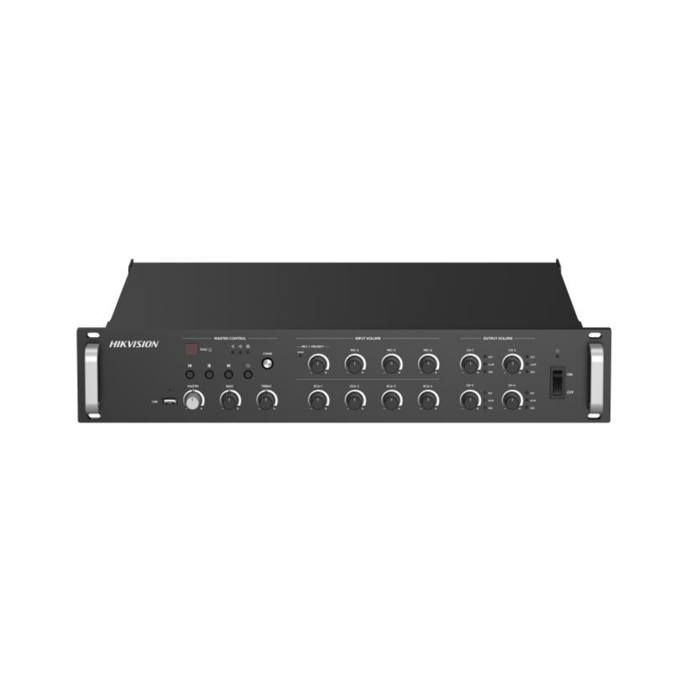 HIKVISION 1000W 4-Zone Network Amplifier DS-QAZ1A1000G1-VB4