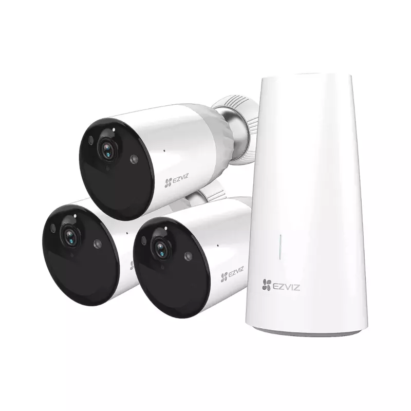 EZVIZ Battery-Powered Camera Kit 3CAM 4MP BC1-B3