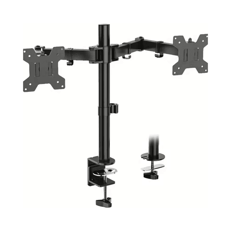 Desk Mount Dual Monitor Up to 27" MODEL SH070-C024 | SKILLTECH