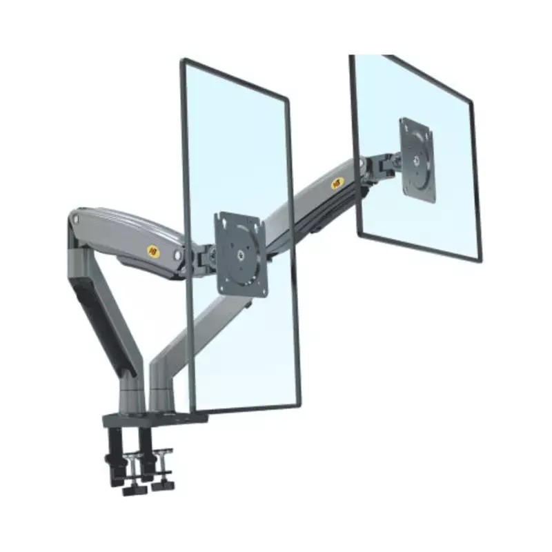 Dual Monitor Mount Gas Spring Arm up to 32" MODEL F195A | NB