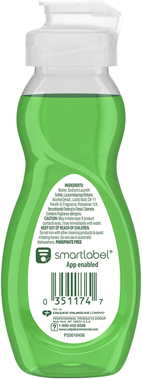 Palmolive Dishwashing Liquid, Original Scent, 3 oz Bottle - 72/Case