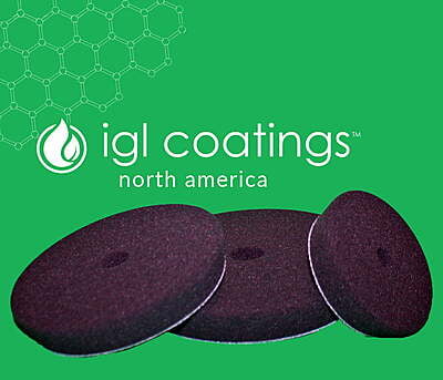 IGL PAD tampon de finition velcro noir en foam IGL PAD tampon de finition velcro noir en foam