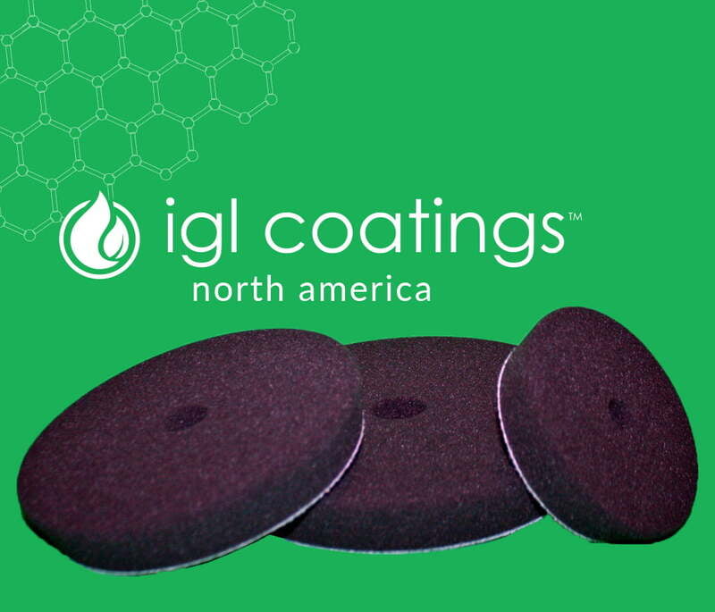 IGL PAD tampon de finition velcro noir en foam IGL PAD tampon de finition velcro noir en foam