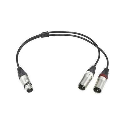 Sony EC-0.5X5F3M Microphone Cable 5-Pol XLR Female to 2x 3-Pol XLR Male