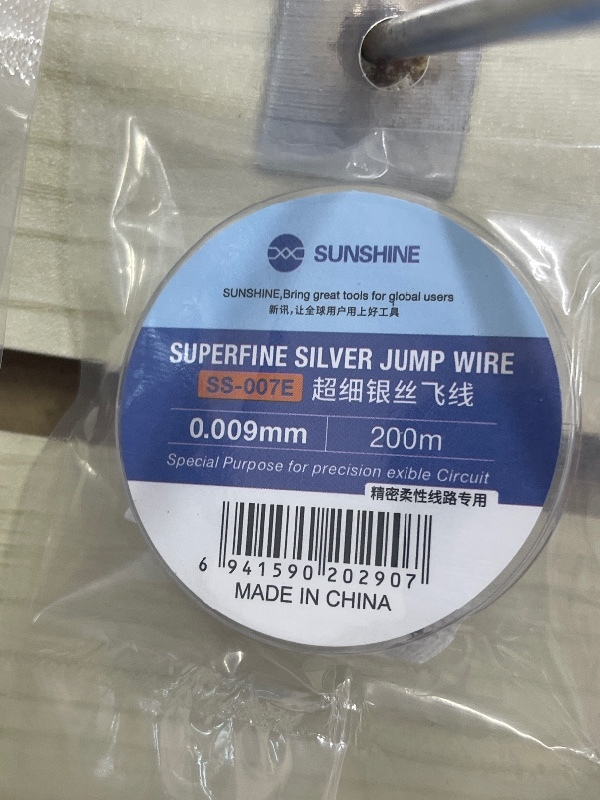 Hilo para Jumper SS-007E de 0.009mm - Conexiones Finas y Precisas