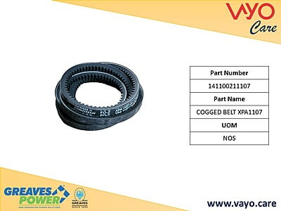 COGGED BELT XPA1107 - 141100211107 - GREAVES